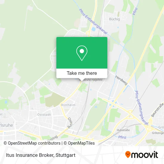 Itus Insurance Broker map