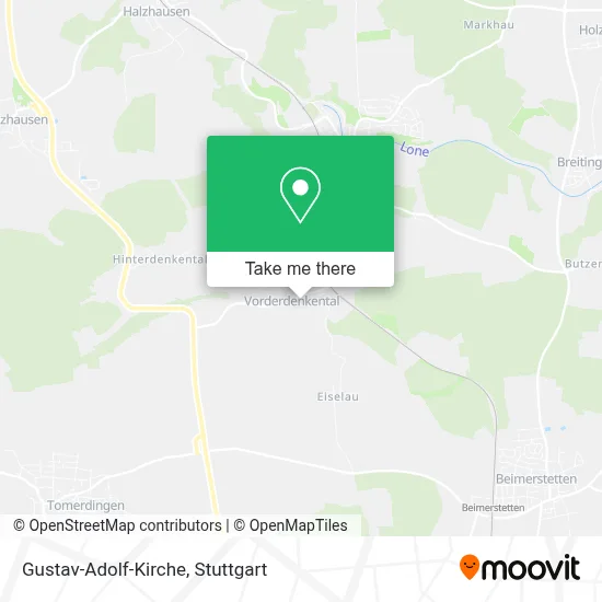 Gustav-Adolf-Kirche map