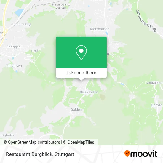 Restaurant Burgblick map