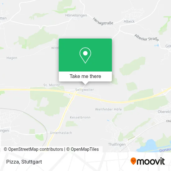 Pizza map