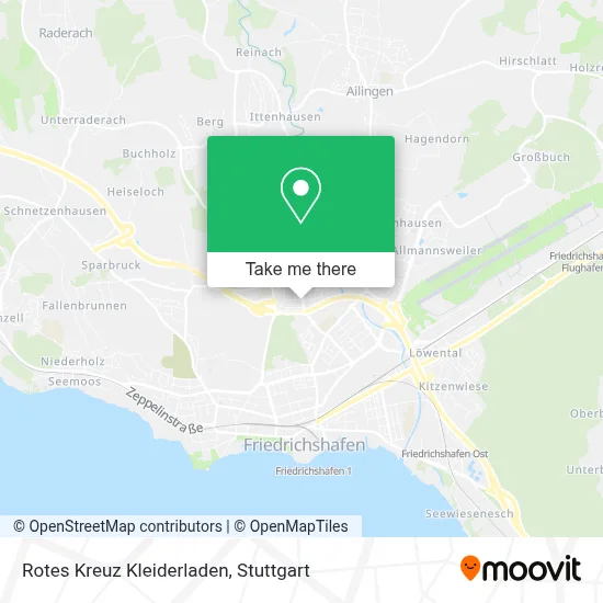Rotes Kreuz Kleiderladen map