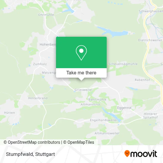 Stumpfwald map