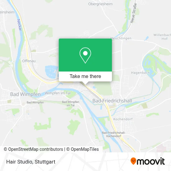 Hair Studio map