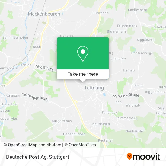 Deutsche Post Ag map