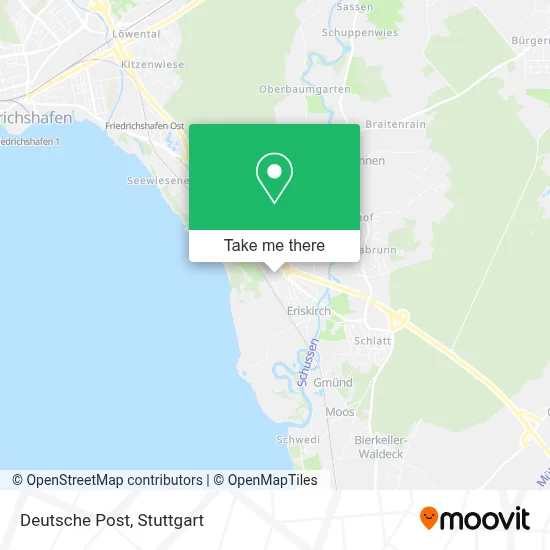 Deutsche Post map