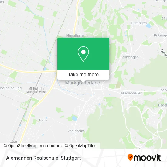 Alemannen Realschule map