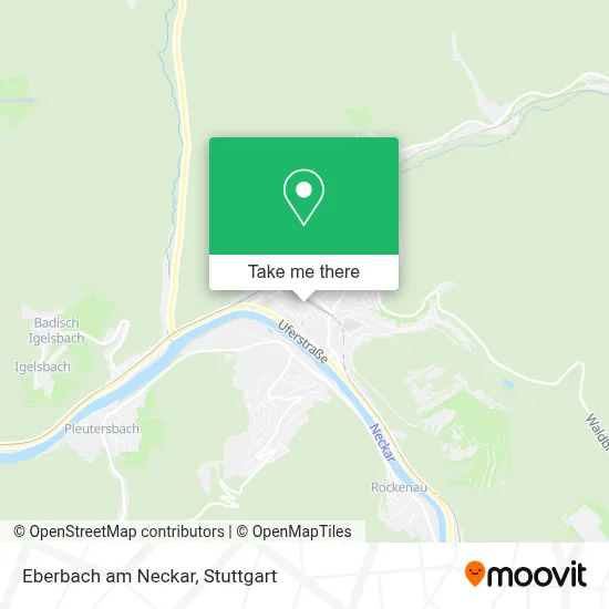 Eberbach am Neckar map