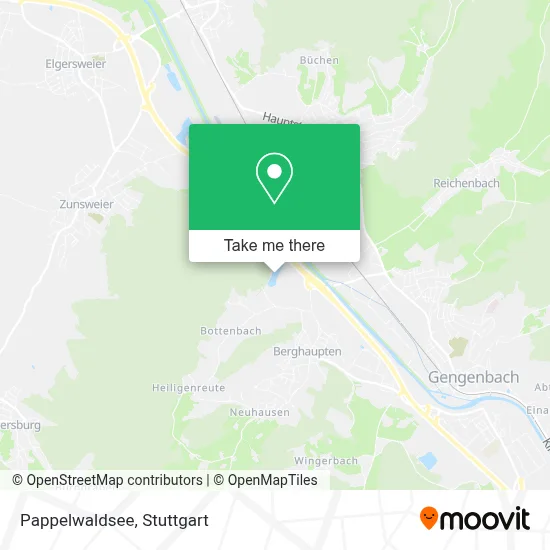 Pappelwaldsee map