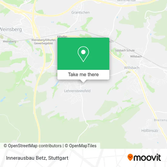 Innerausbau Betz map