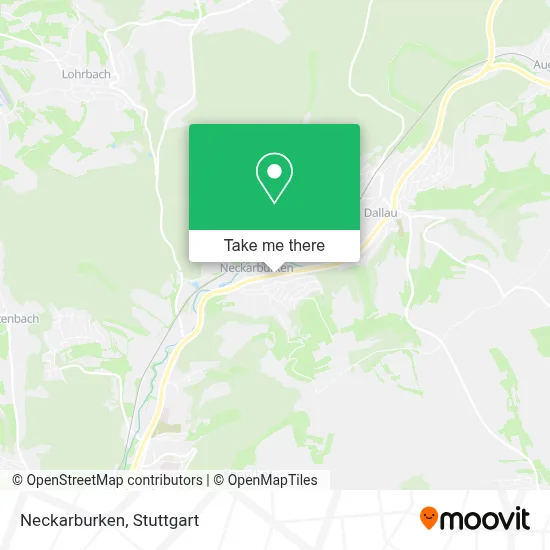 Neckarburken map
