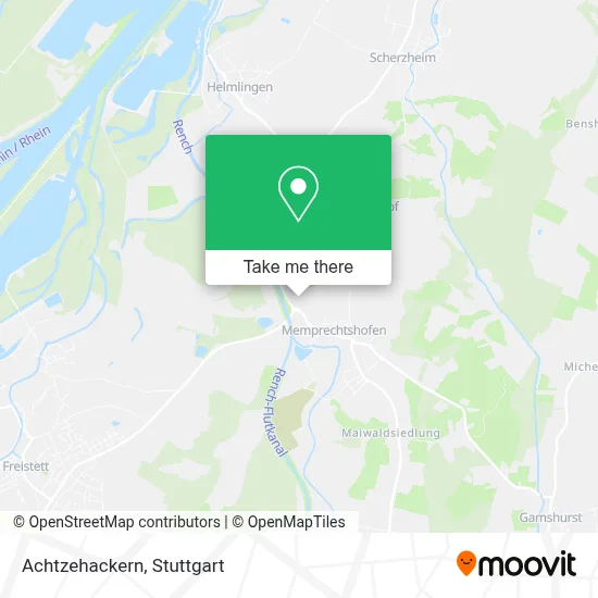 Achtzehackern map