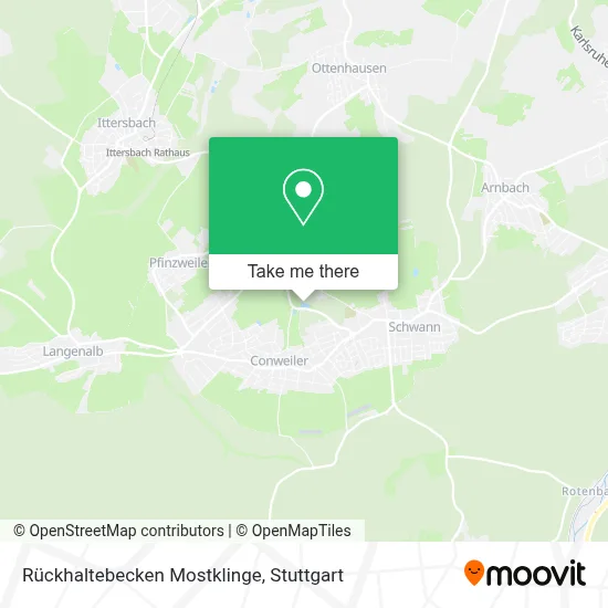 Rückhaltebecken Mostklinge map