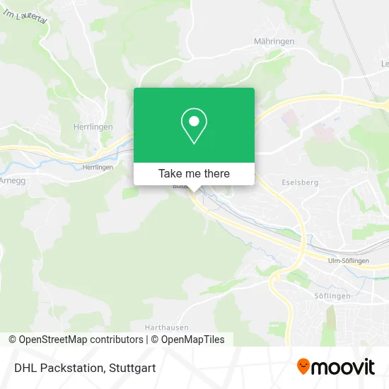 DHL Packstation map