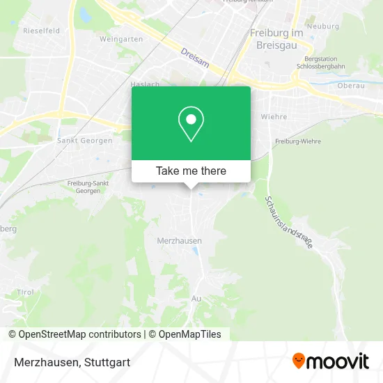 Merzhausen map