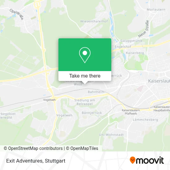 Exit Adventures map