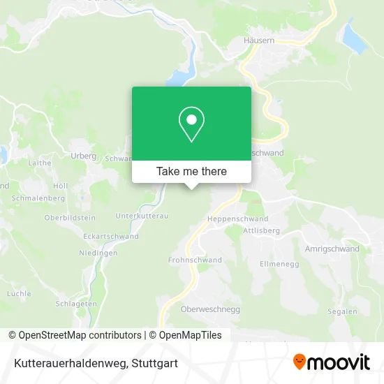 Kutterauerhaldenweg map