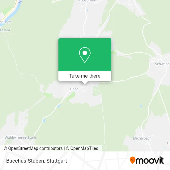 Bacchus-Stuben map
