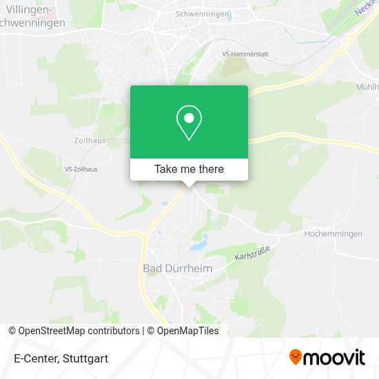 E-Center map