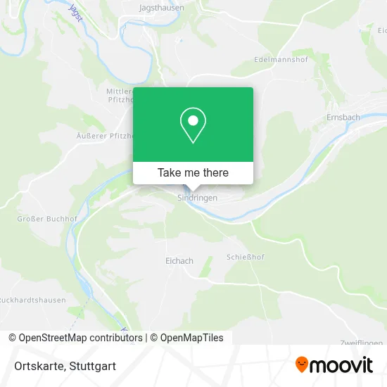 Ortskarte map
