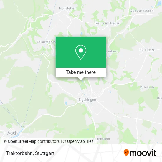 Traktorbahn map