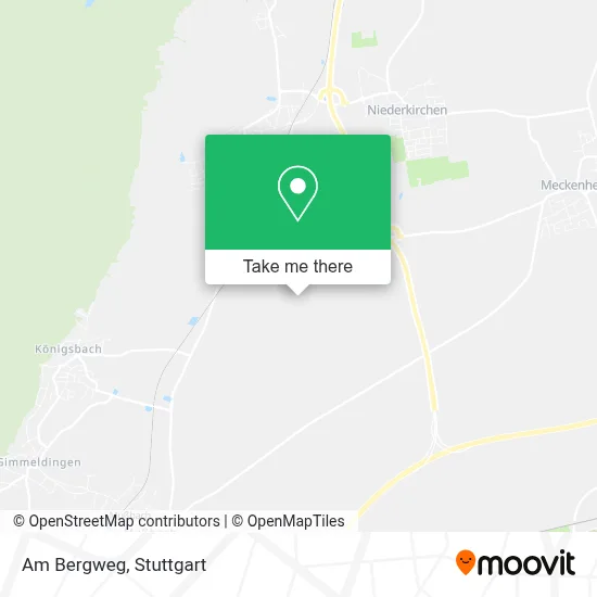 Am Bergweg map