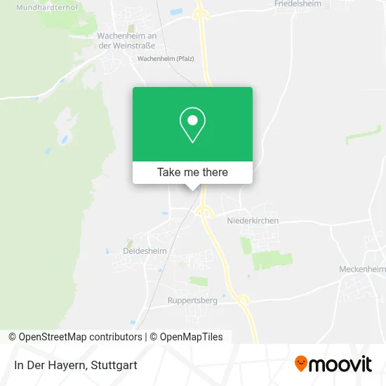 In Der Hayern map