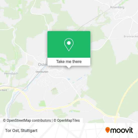 Tor Ost map