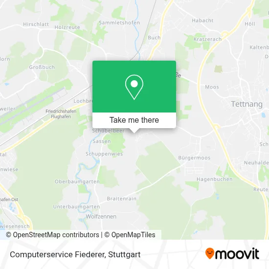 Computerservice Fiederer map
