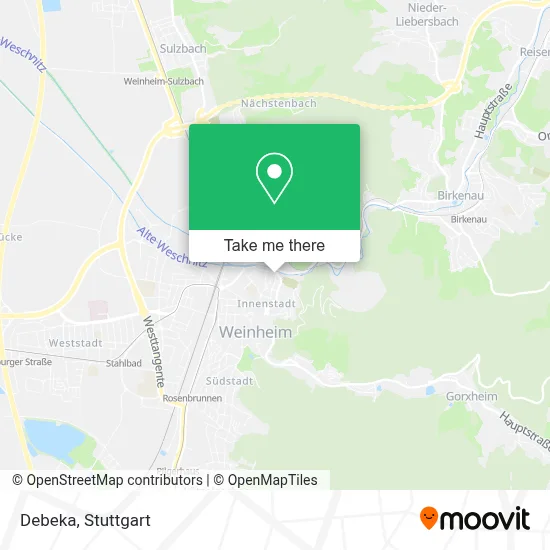Debeka map