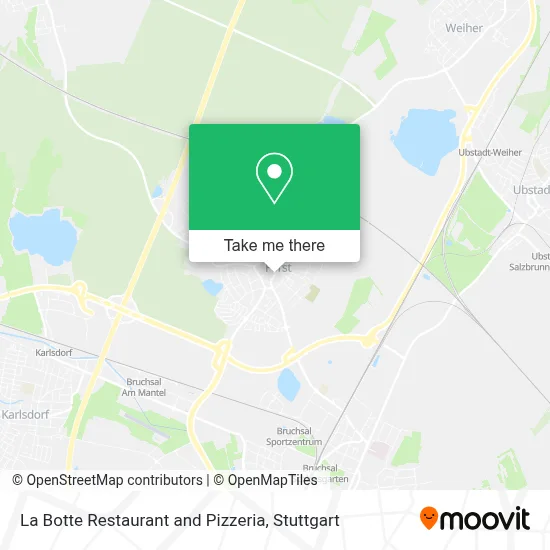 Ristorante Pizzeria La Botte map