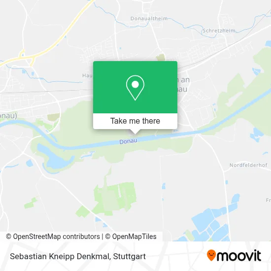 Sebastian Kneipp Denkmal map