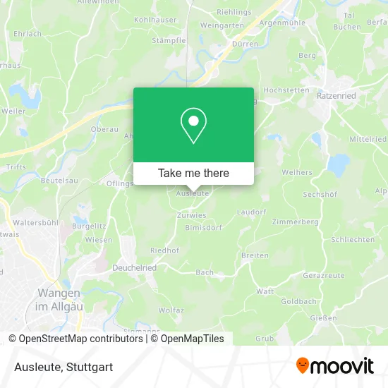 Ausleute map