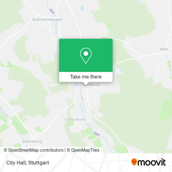 Rathaus map