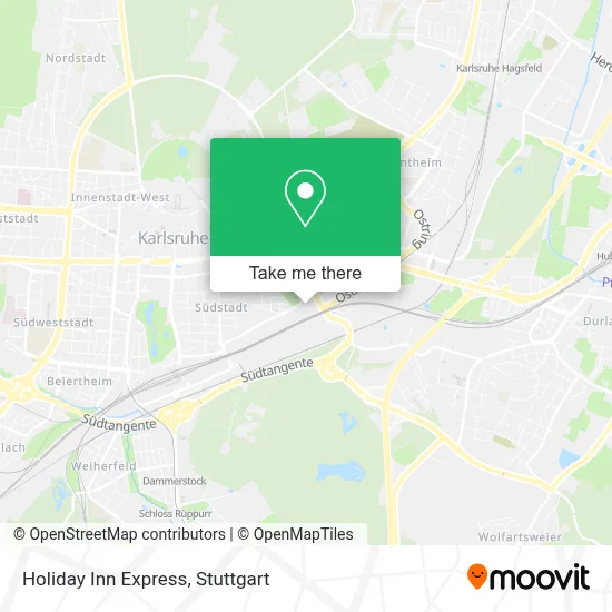 Holiday Inn Express map