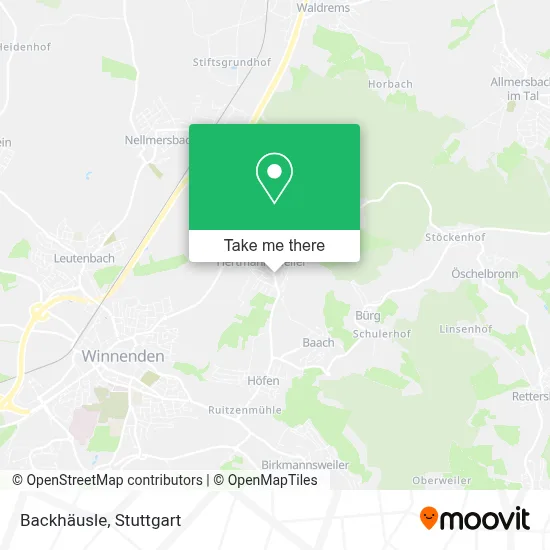 Backhäusle map