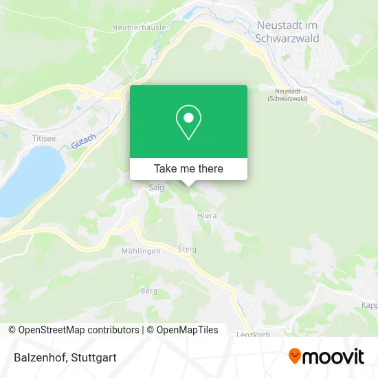 Balzenhof map