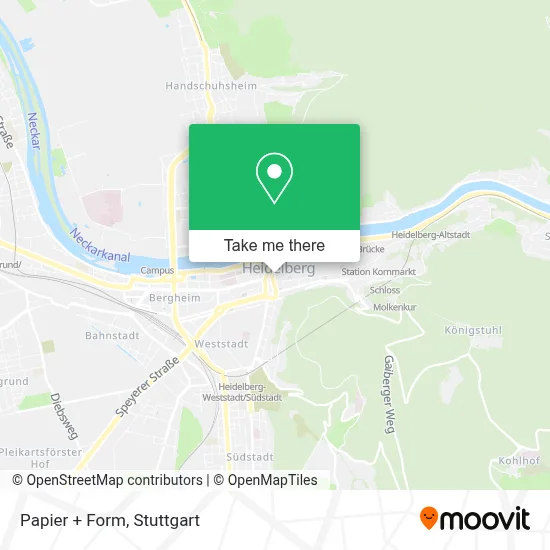 Papier + Form map