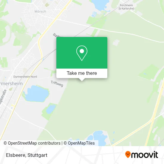 Elsbeere map