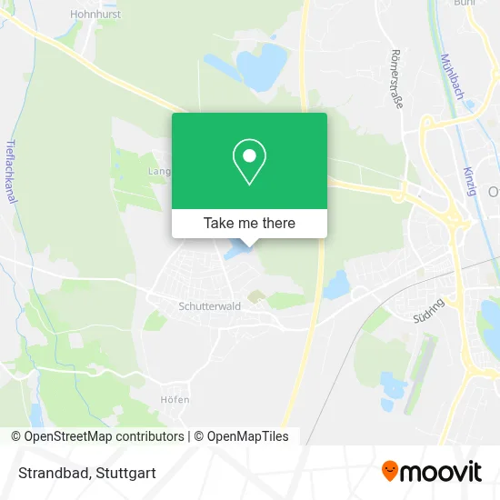 Strandbad map