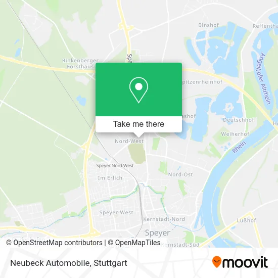 Neubeck Automobile map