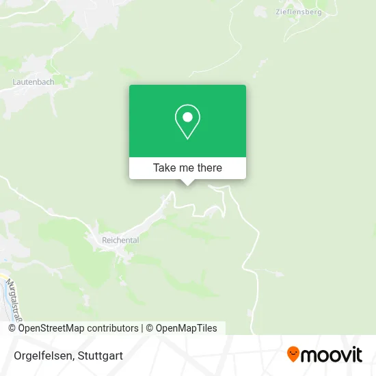 Orgelfelsen map