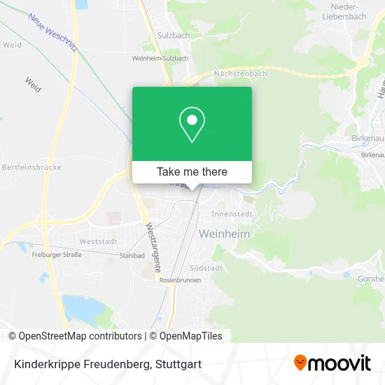 Kinderkrippe Freudenberg map