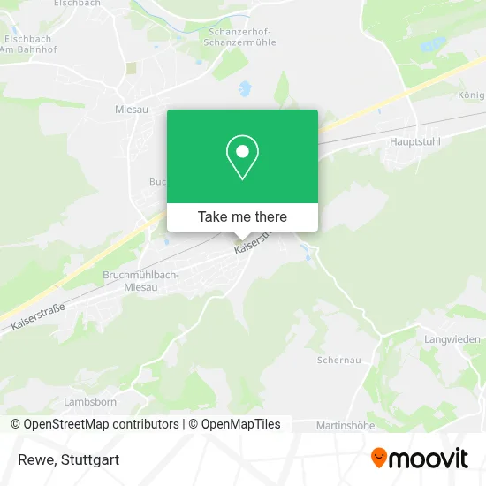 Rewe map