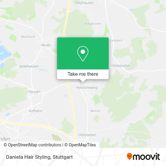 Daniela Hair Styling map