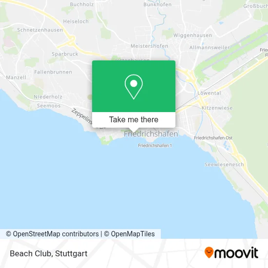 Beach Club map