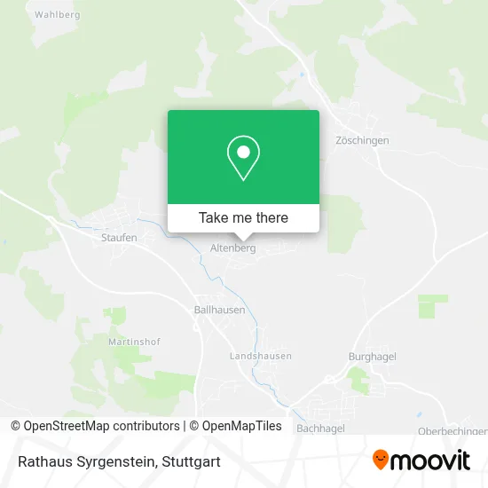 Rathaus Syrgenstein map