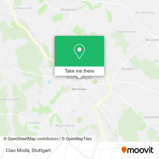 Ciao Moda map