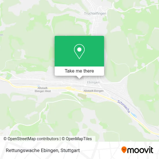 Rettungswache Ebingen map