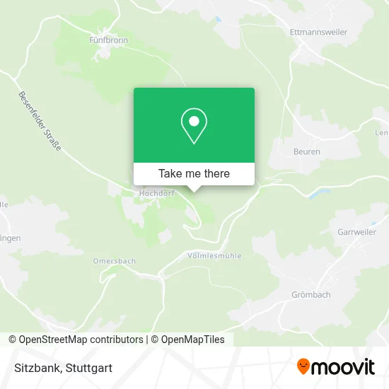 Sitzbank map