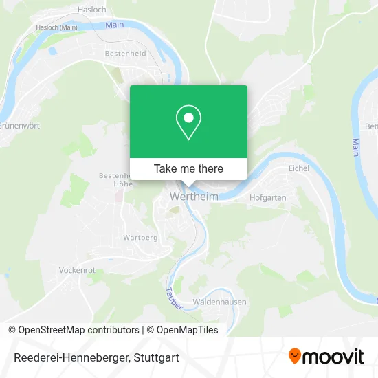 Reederei-Henneberger map